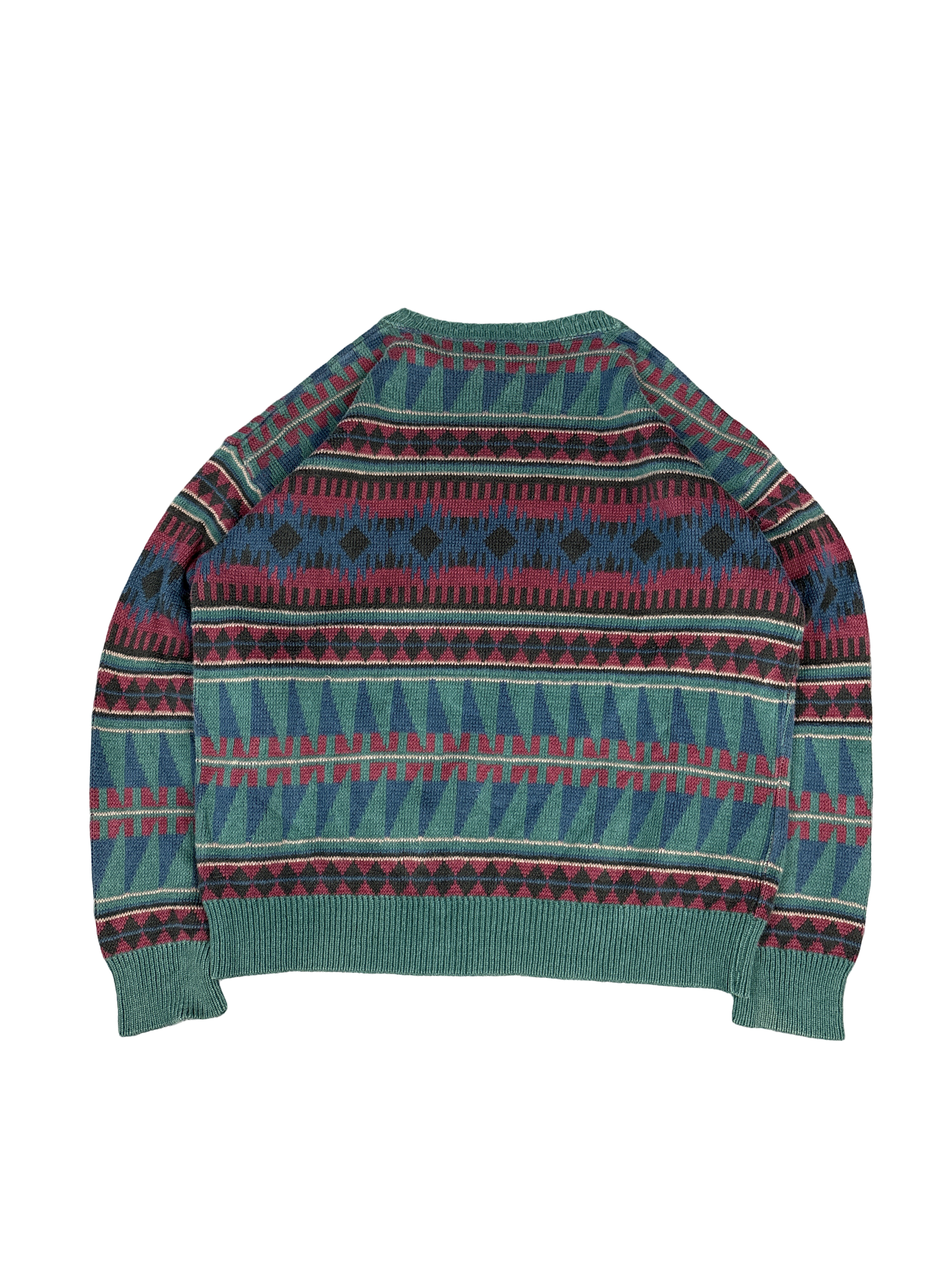 1990s Lobo by Pendleton Southwestern Knit Pullover (M)