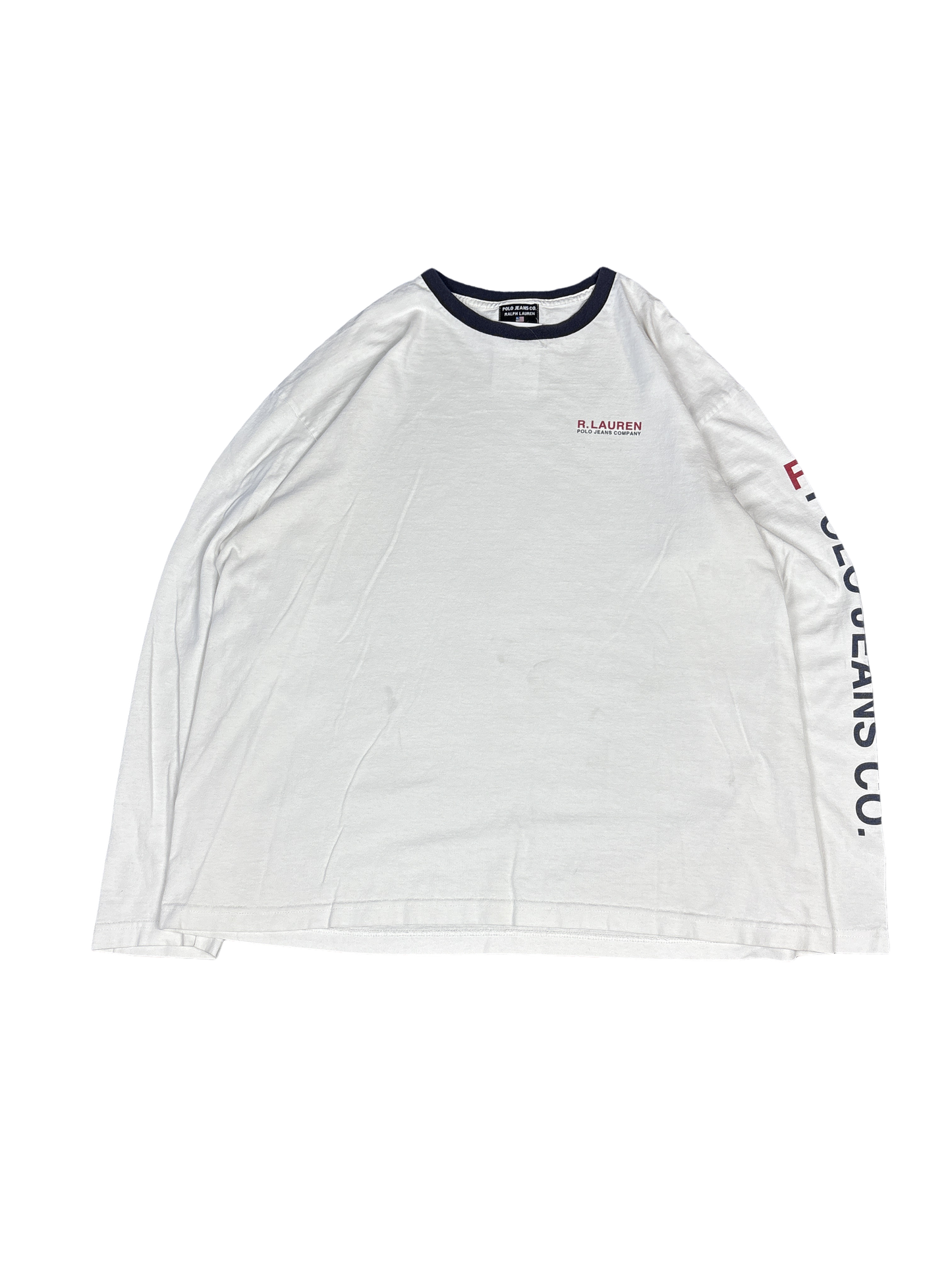 1990s Polo Jeans Co. Ralph Lauren Long Sleeve Tee (2XL)