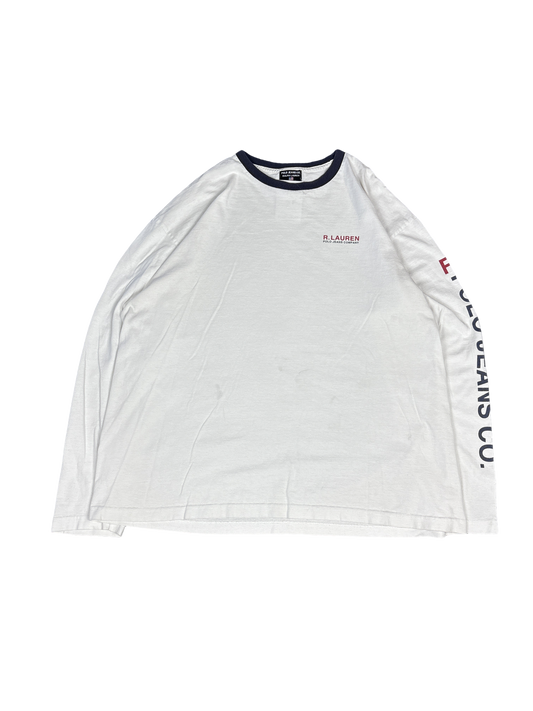 1990s Polo Jeans Co. Ralph Lauren Long Sleeve Tee (2XL)