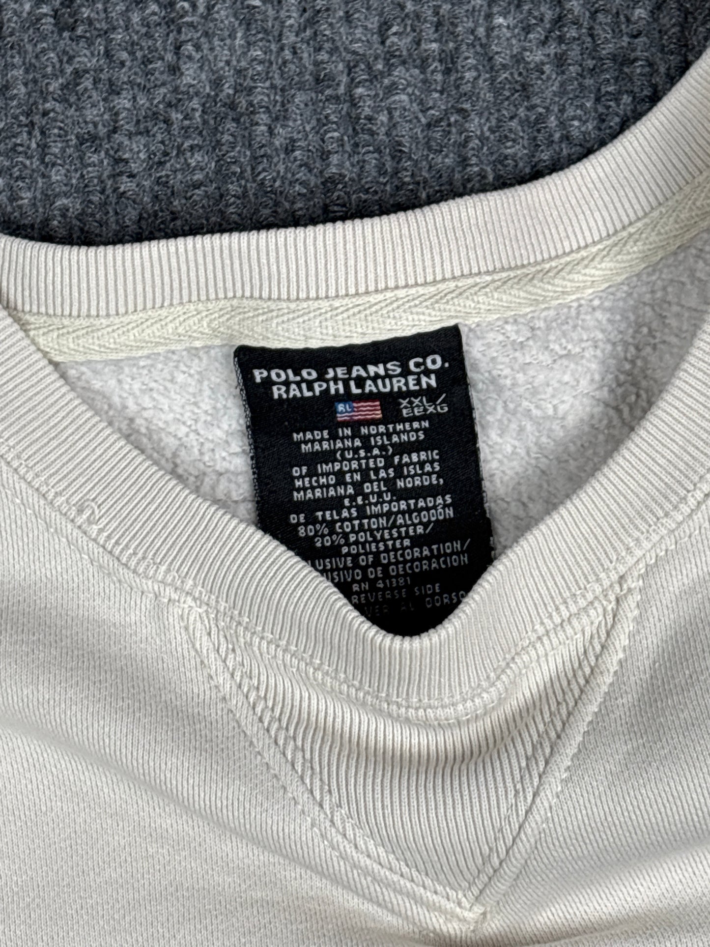 Polo Jeans Co. Ralph Lauren USA Flag Sweatshirt (XXL)