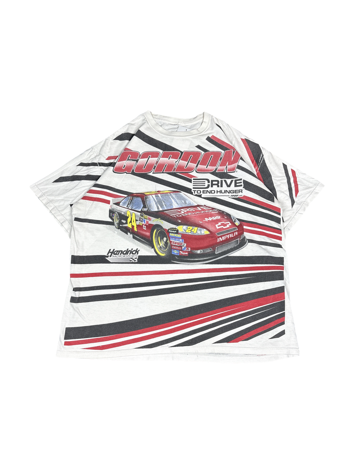 2000s NASCAR Jeff Gordon Drive to End Hunger Graphic Tee (2XL)