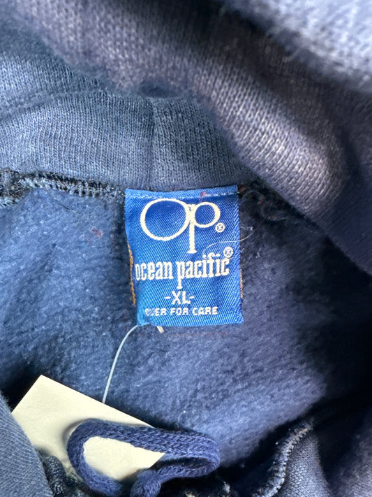 1980s Ocean Pacific Sailboat Graphic Zip Hoodie (XL)