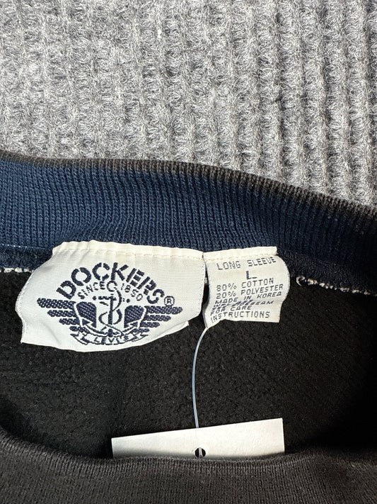 1990s Dockers by Levi's Colorblock Sweatshirt (L)