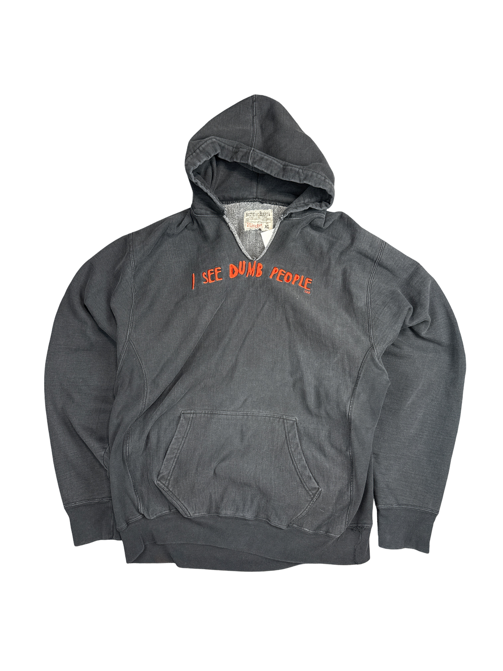 2000s Steve and Barry’s 'I See Dumb People' Graphic Hoodie (XL)