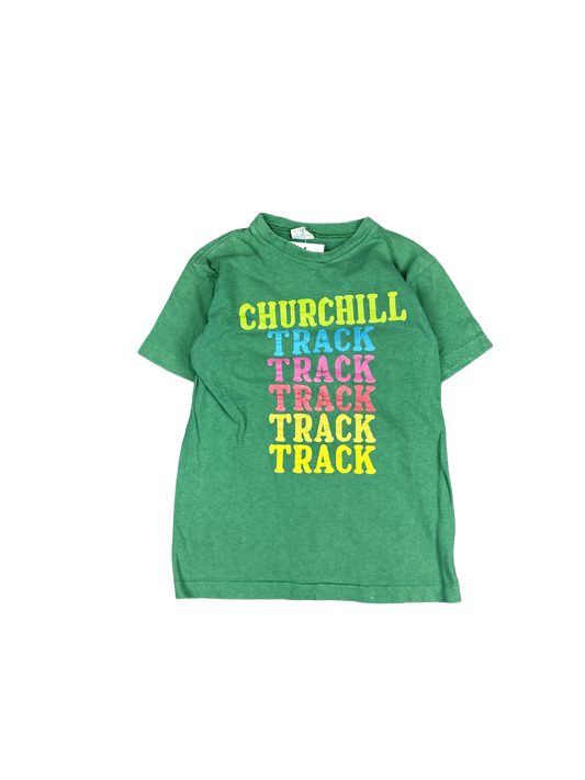 1980s Champion Churchill Track Team Graphic Tee (S)