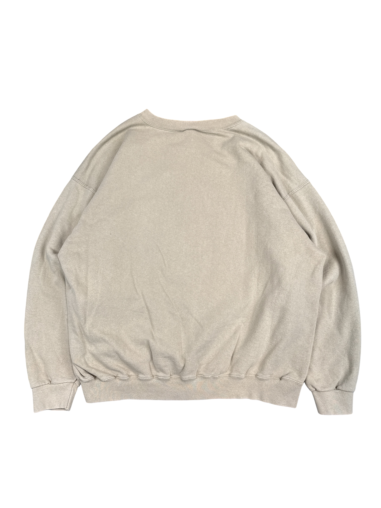 1990s Nike USA Made Tan Swoosh Sweatshirt (L)