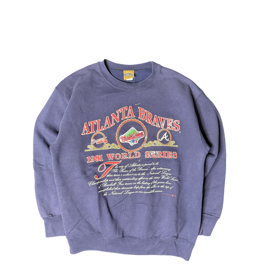 1991 Atlanta Braves World Series Nutmeg Sweatshirt (L)