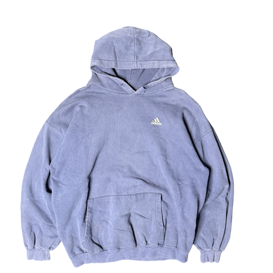 Adidas Blue Pullover Hoodie (XL)