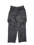 Y2K Plugg Worldwide Black Cargo Pants (29x30)