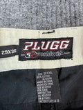 Y2K Plugg Worldwide Black Cargo Pants (29x30)