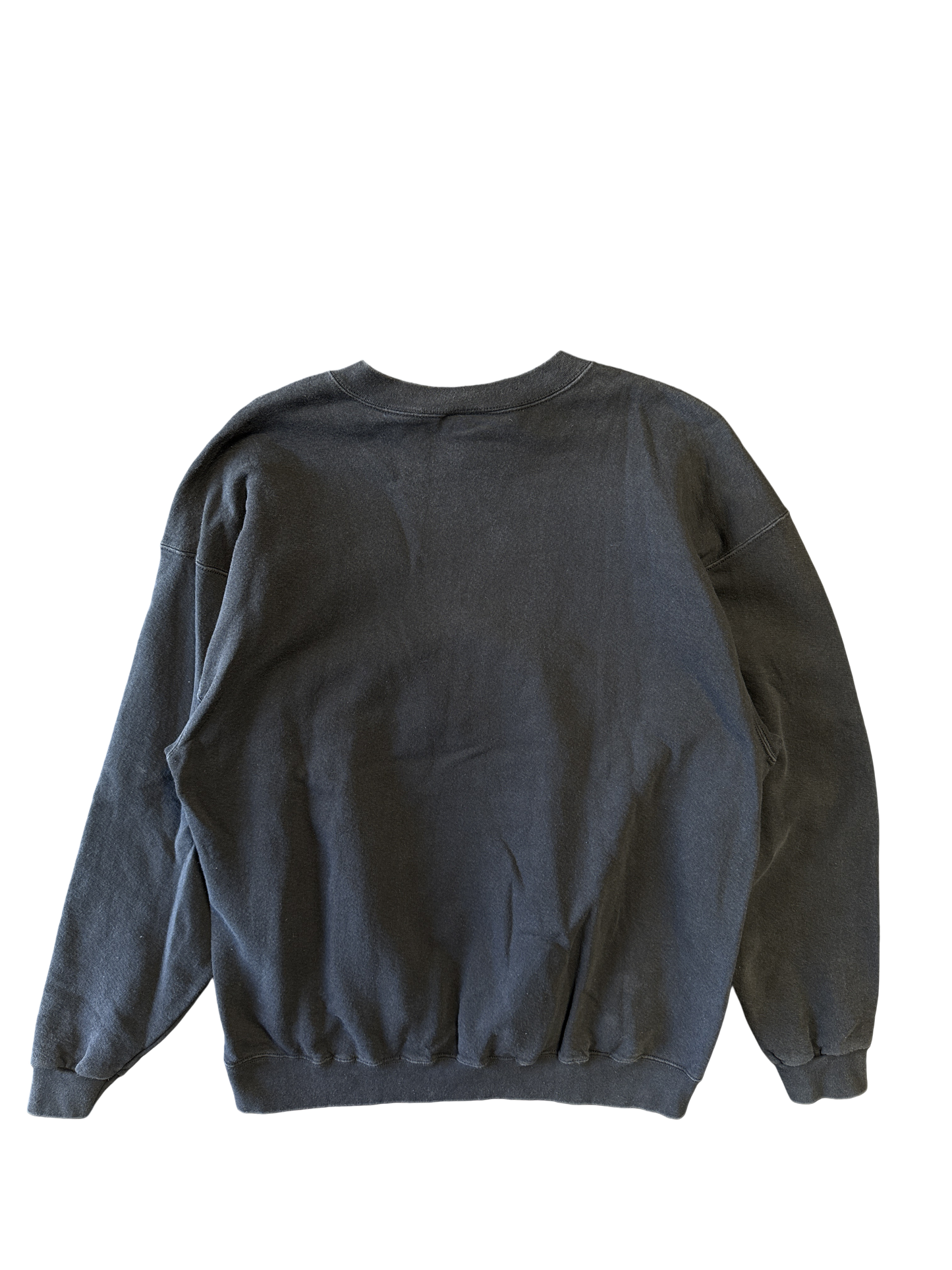 1990s Nike Made in USA Black Logo Sweatshirt (L)