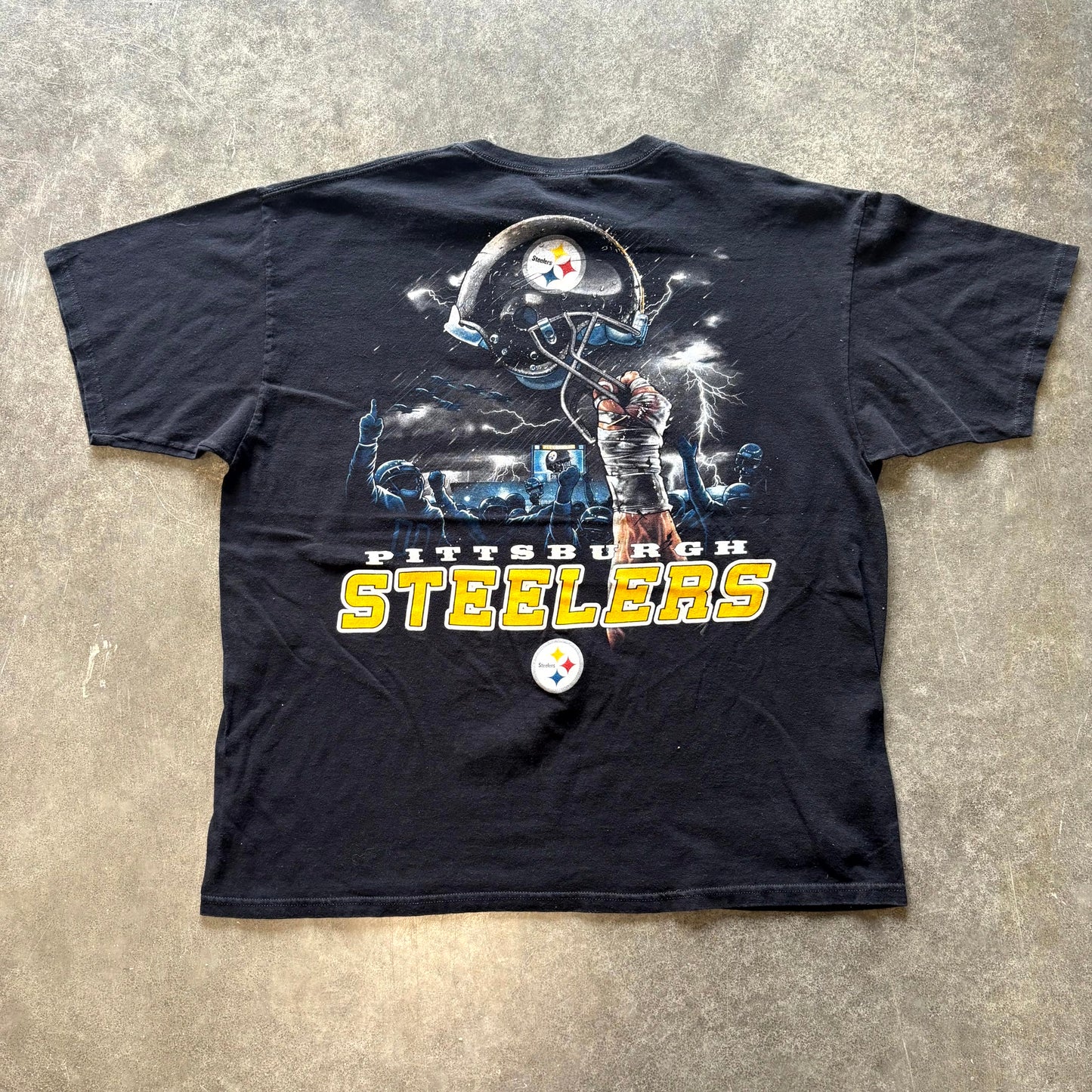 2000s Pittsburgh Steelers NFL Graphic Tee (2XL)