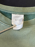 1990s Nike Made in USA Olive Crewneck Sweatshirt (XL)