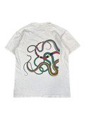 Retro Colorful Snake Graphic Tee (M)