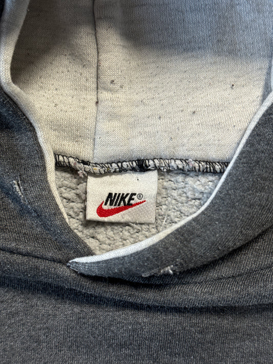 Nike Gray Fleece Logo Hoodie (M)