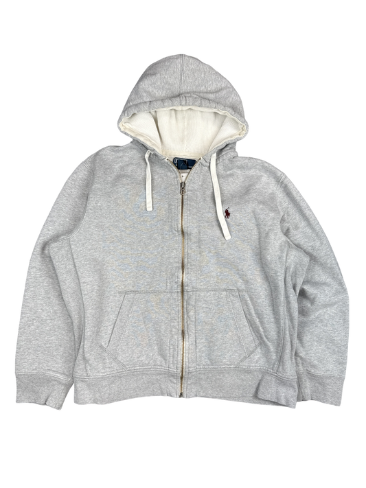 Polo Ralph Lauren Gray Zip Hoodie (XL)
