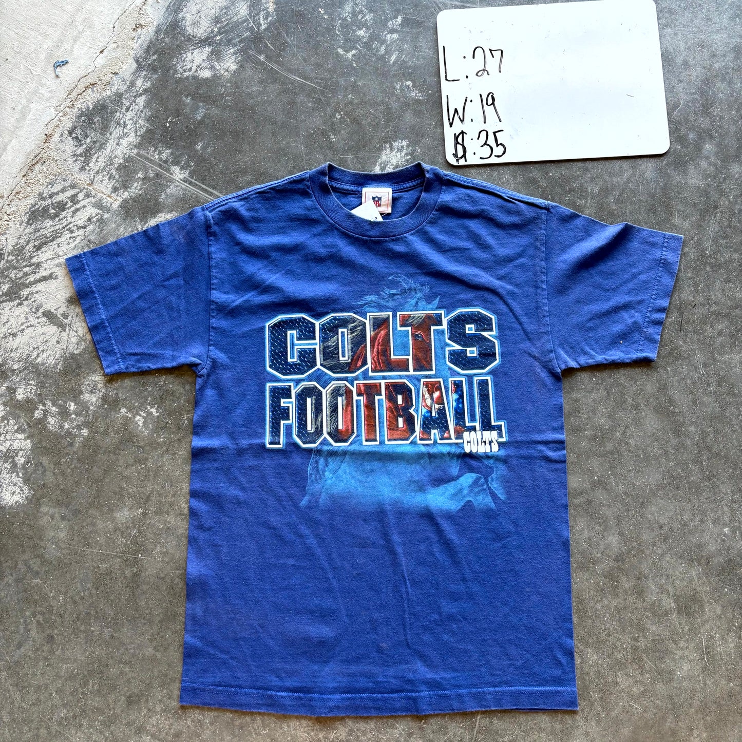 2000s NFL Colts Football Graphic Tee (S)