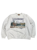 1990s Ozark Wilderness Outfitters Sportsman Deer Graphic Sweatshirt (2XL)