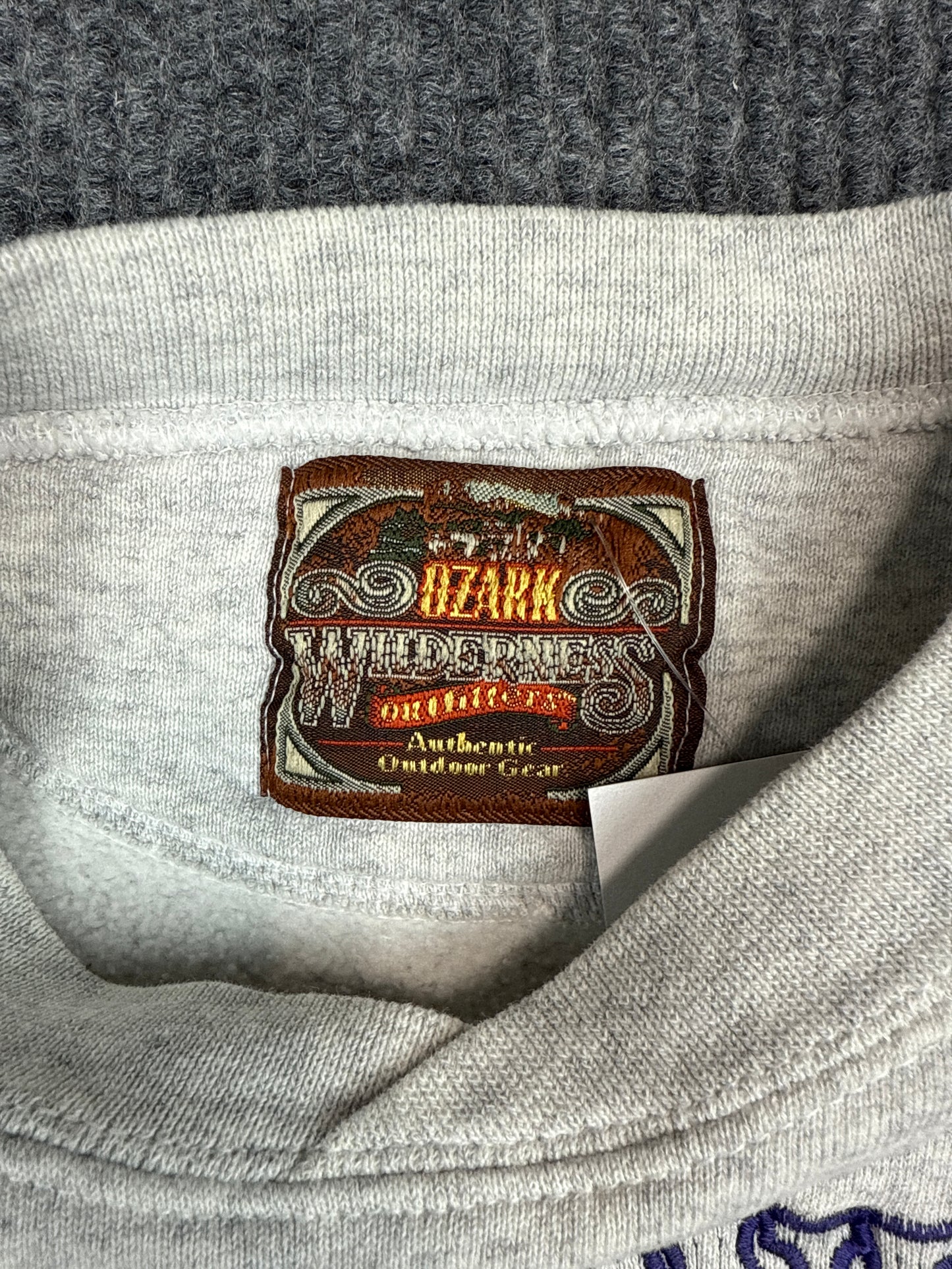 1990s Ozark Wilderness Outfitters Sportsman Deer Graphic Sweatshirt (2XL)