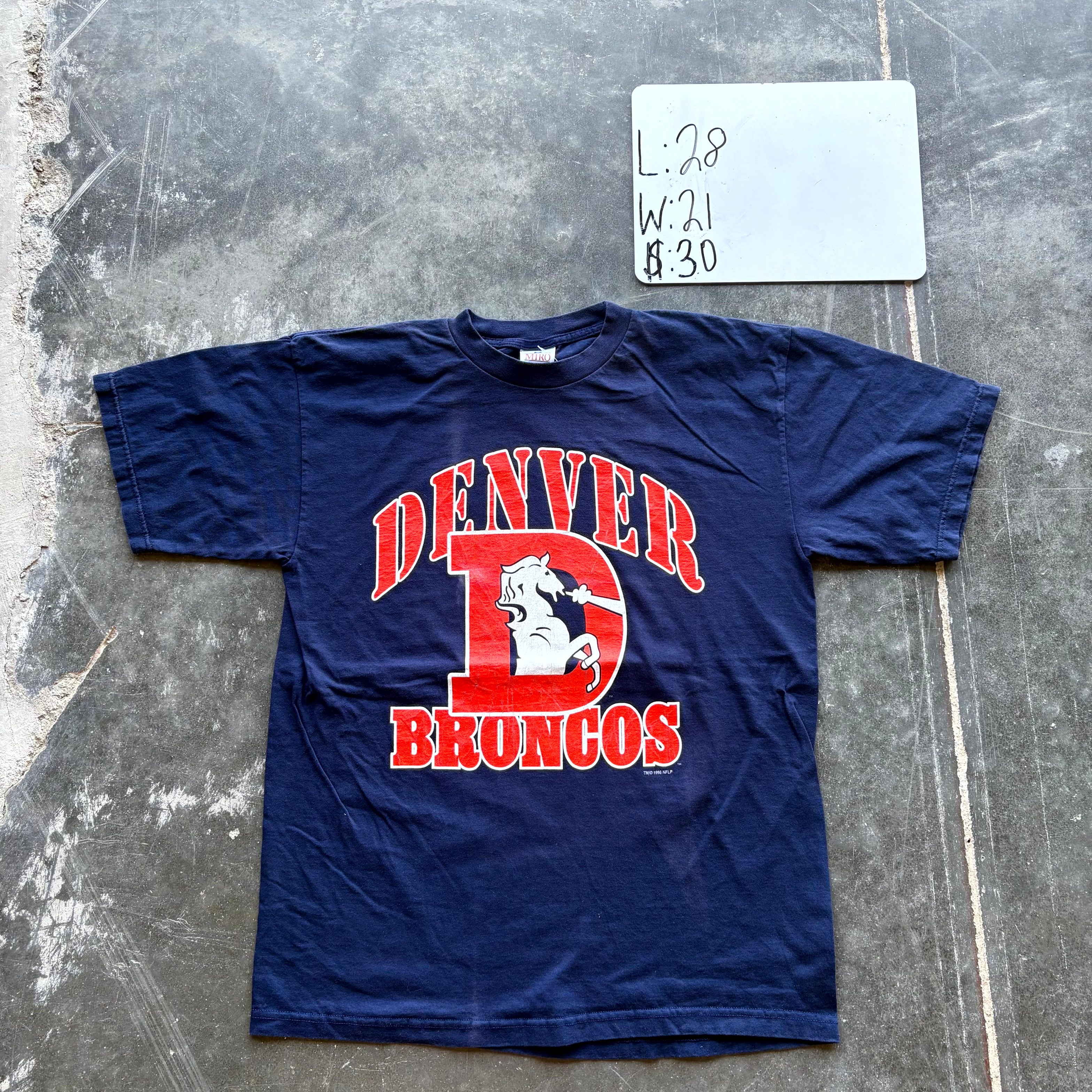1990s Denver Broncos Graphic Tee (L)