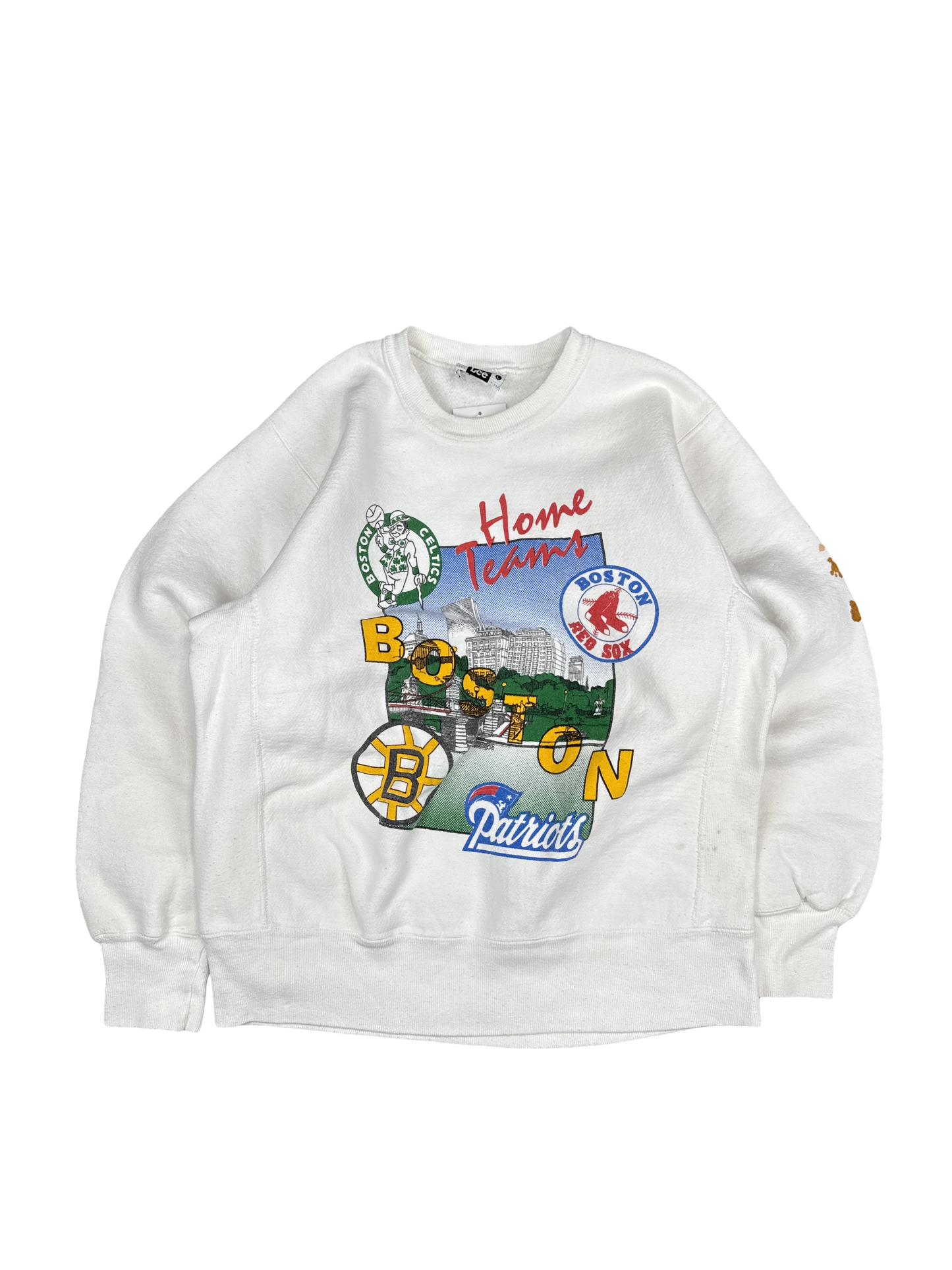 1990s Lee Boston Home Teams Graphic Sweatshirt (L)