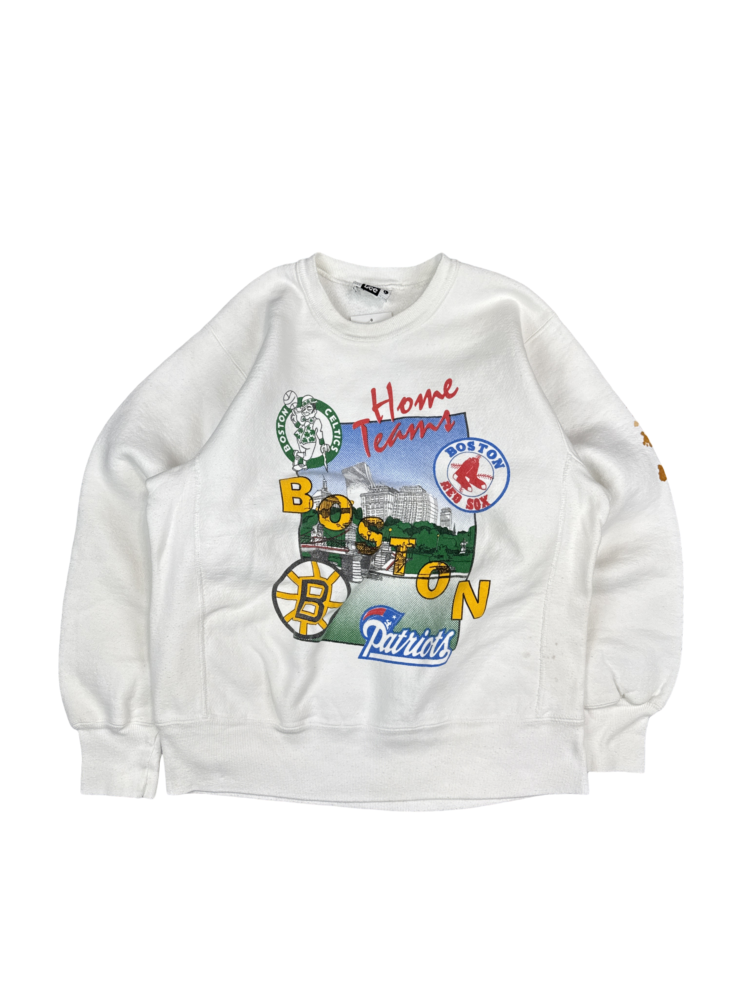 1990s Lee Boston Home Teams Graphic Sweatshirt (L)