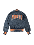 1980s Auburn Chalk Line Satin Bomber Jacket (S)