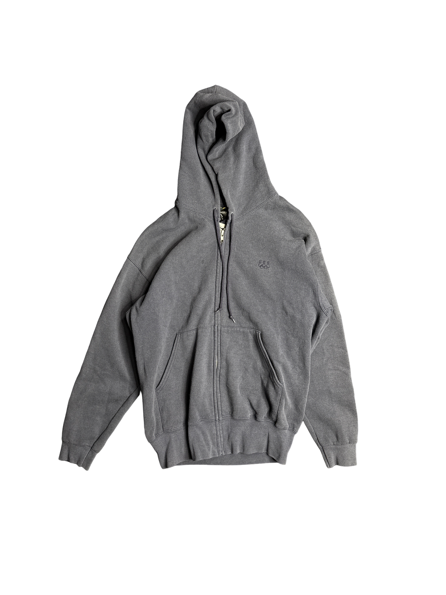 Classic Navy Zip-Up Hoodie (M)