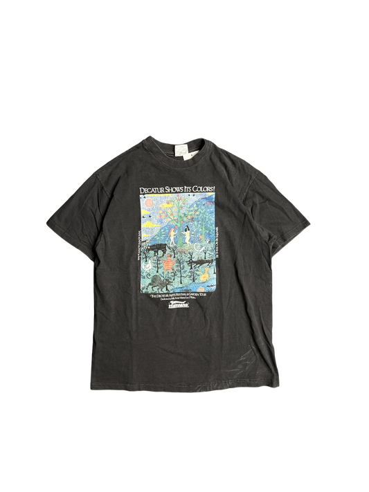 1990s Hanes Decatur Arts Festival Graphic Tee (L)