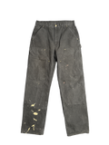 Carhartt B136 Black Double Knee Work Pants (32x34)