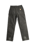 Carhartt B136 Black Double Knee Work Pants (32x34)