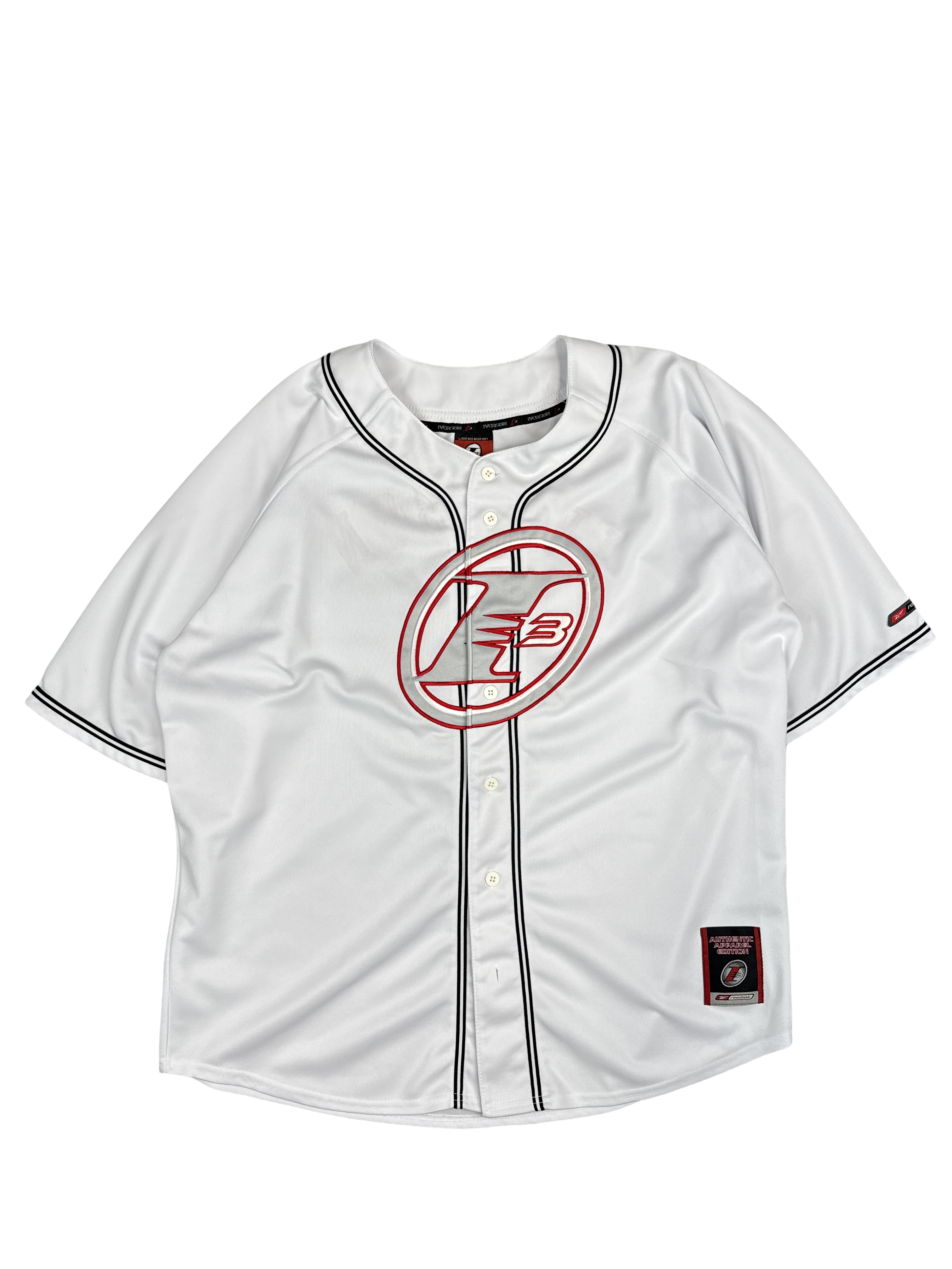 Reebok Iverson Limited Edition 3 Baseball Jersey (2XL)