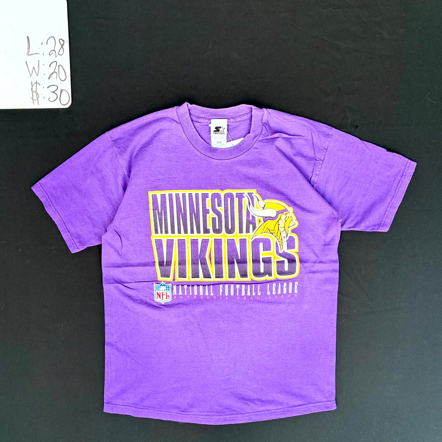 1990s Starter Minnesota Vikings NFL Graphic Tee (L)