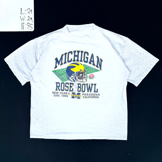 1998 Michigan Rose Bowl Graphic T-Shirt (2XL)