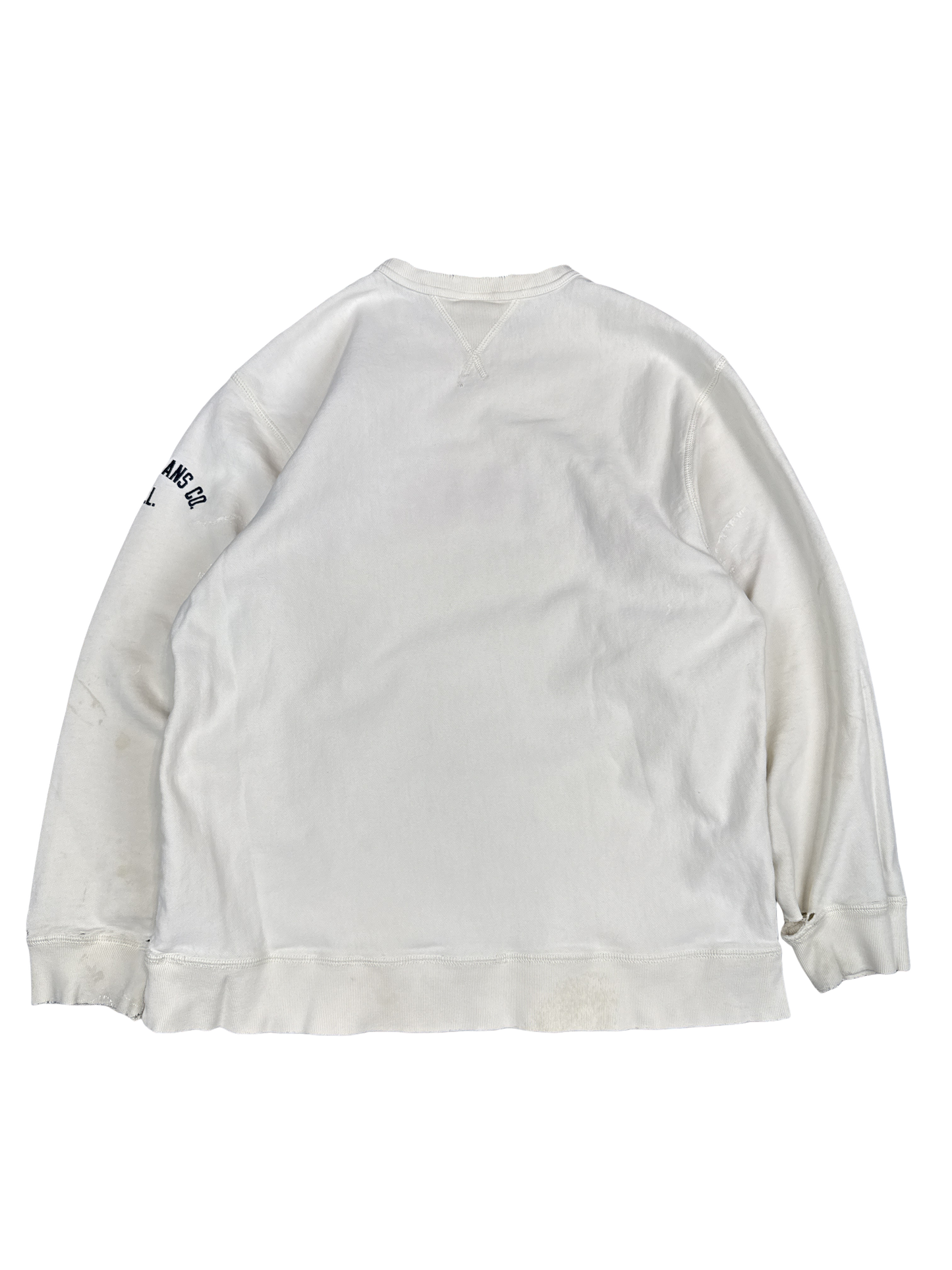 Ralph Lauren Polo Jeans Co. Distressed Crewneck Sweatshirt (L)