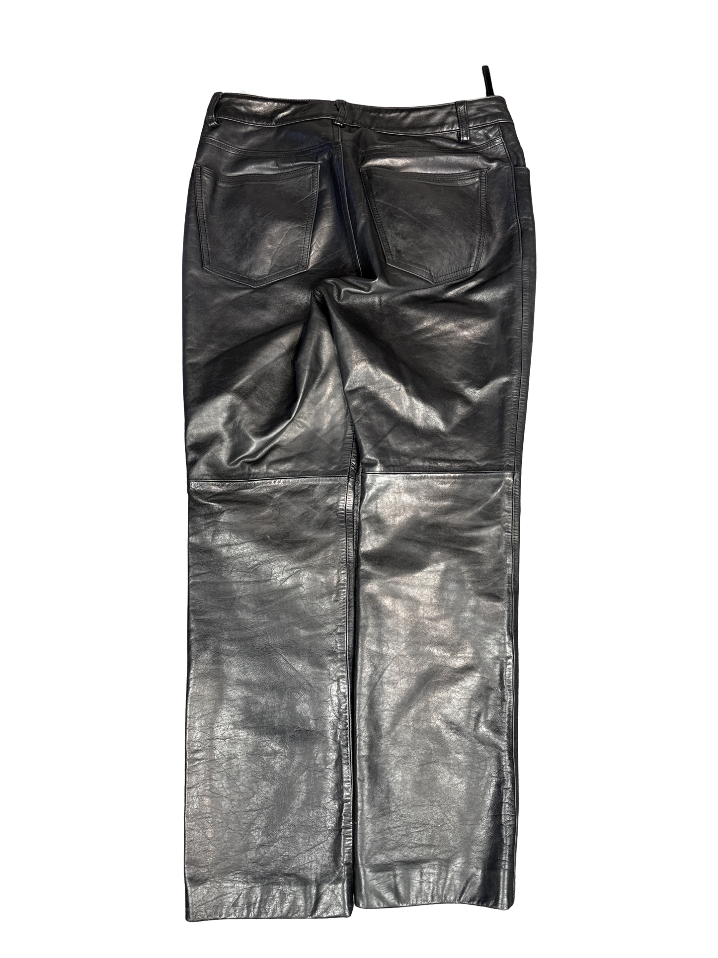 Y2K GAP Boot Cut Genuine Leather Pants (M)