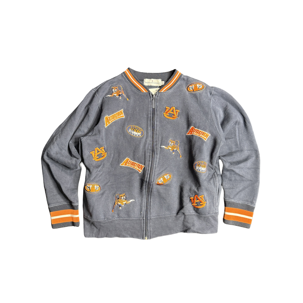 Auburn Tigers Embroidered Zip Sweatshirt (M)