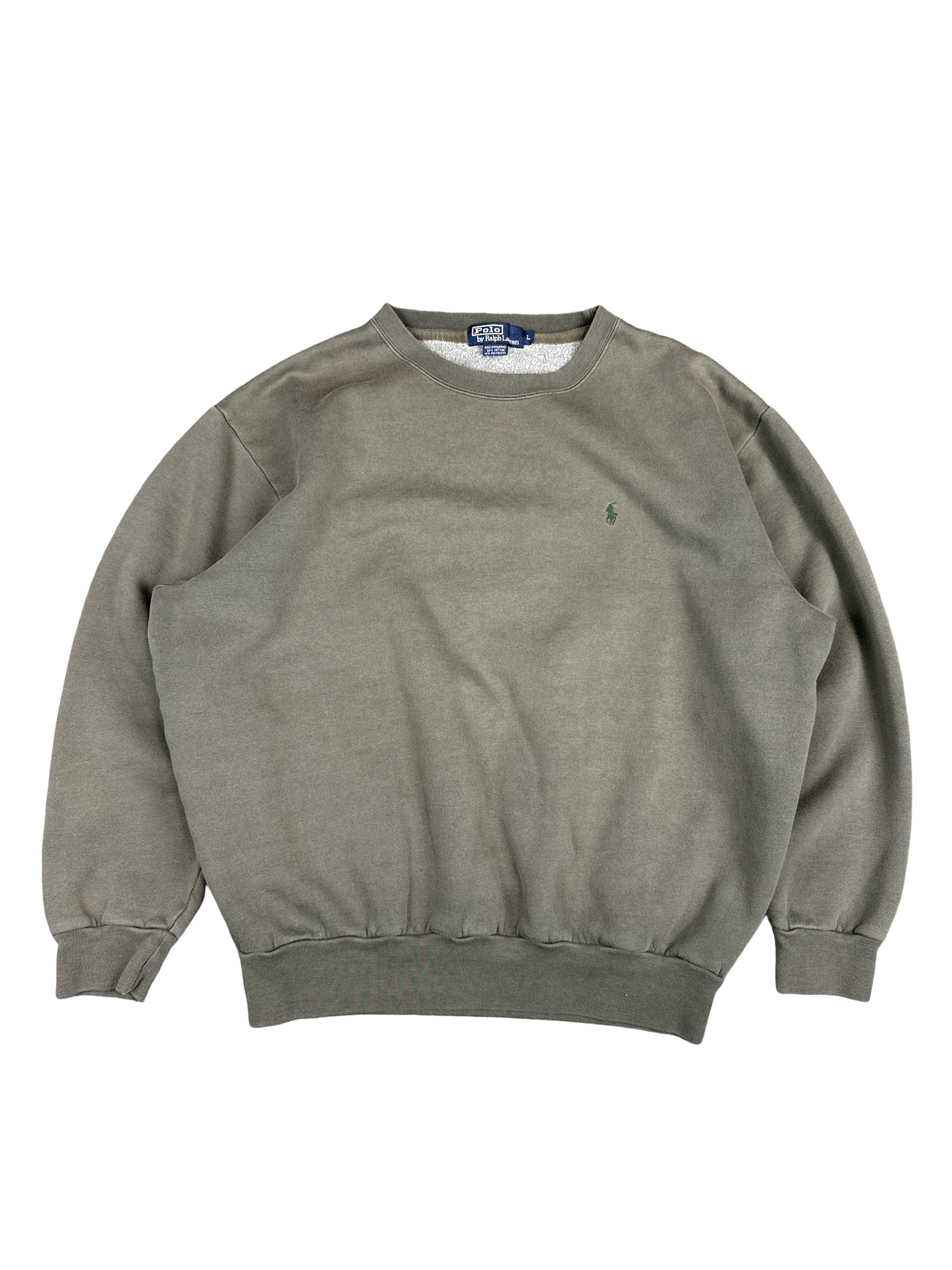 Polo Ralph Lauren Olive Green Crewneck Sweatshirt (L)