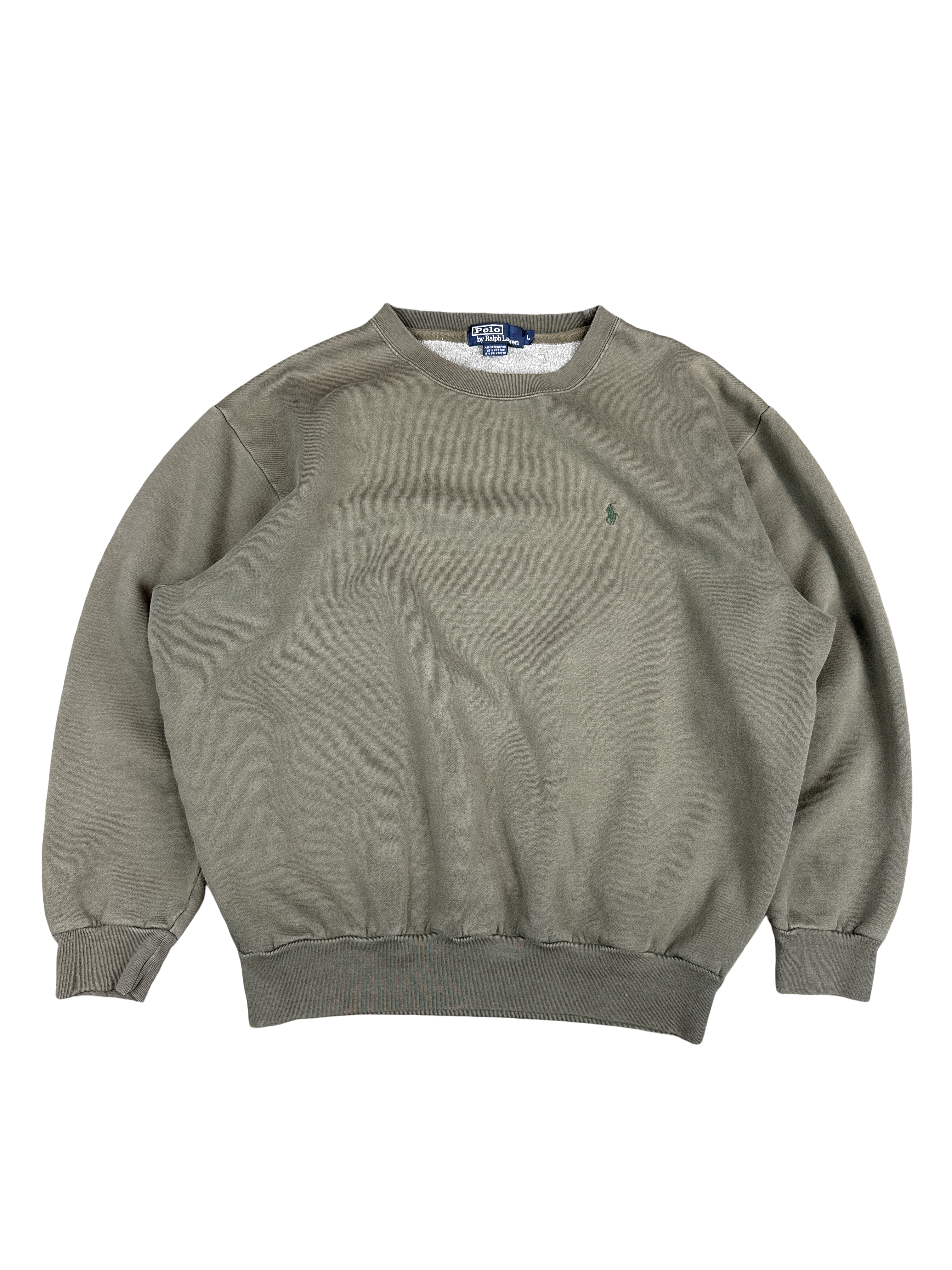 Polo Ralph Lauren Olive Green Crewneck Sweatshirt (L)