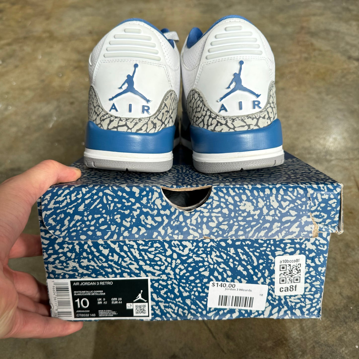 Jordan 3 Wizards