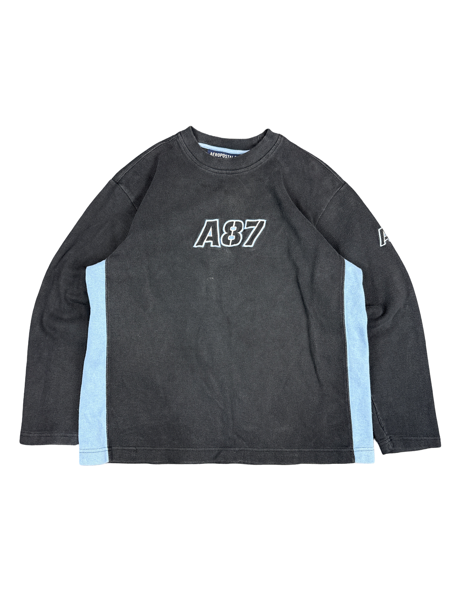 Y2K Aeropostale A87 Colorblock Long Sleeve Tee (L)