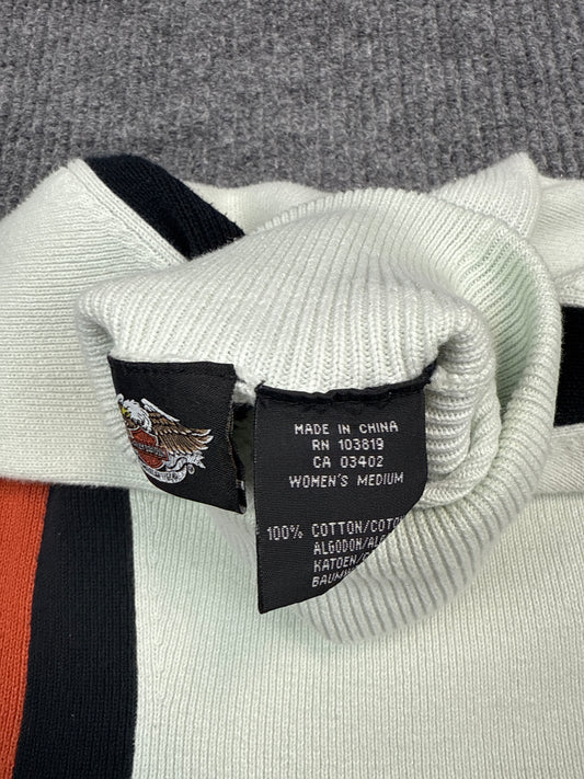 Harley Davidson Cotton Mock Neck Sweater (M)