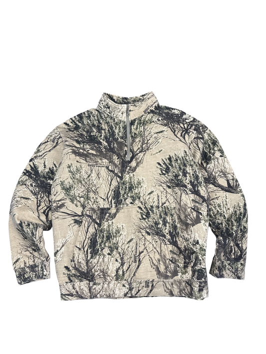 Cabela's Open Country Camo Quarter Zip Pullover (XL)