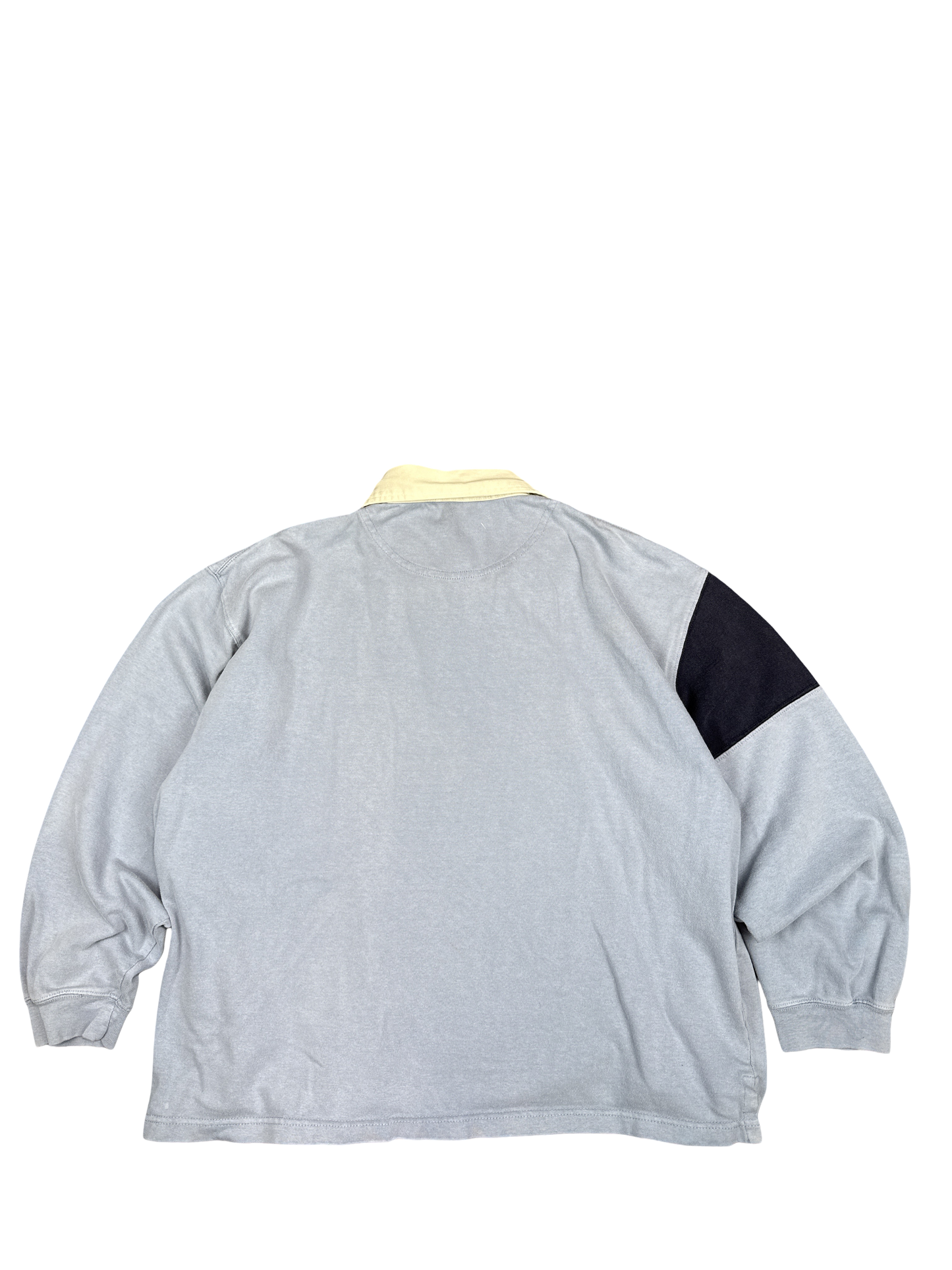 Y2K American Eagle Colorblock Rugby Shirt (XL)