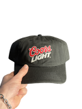 Coors Light Embroidered Snapback Hat (One Size)