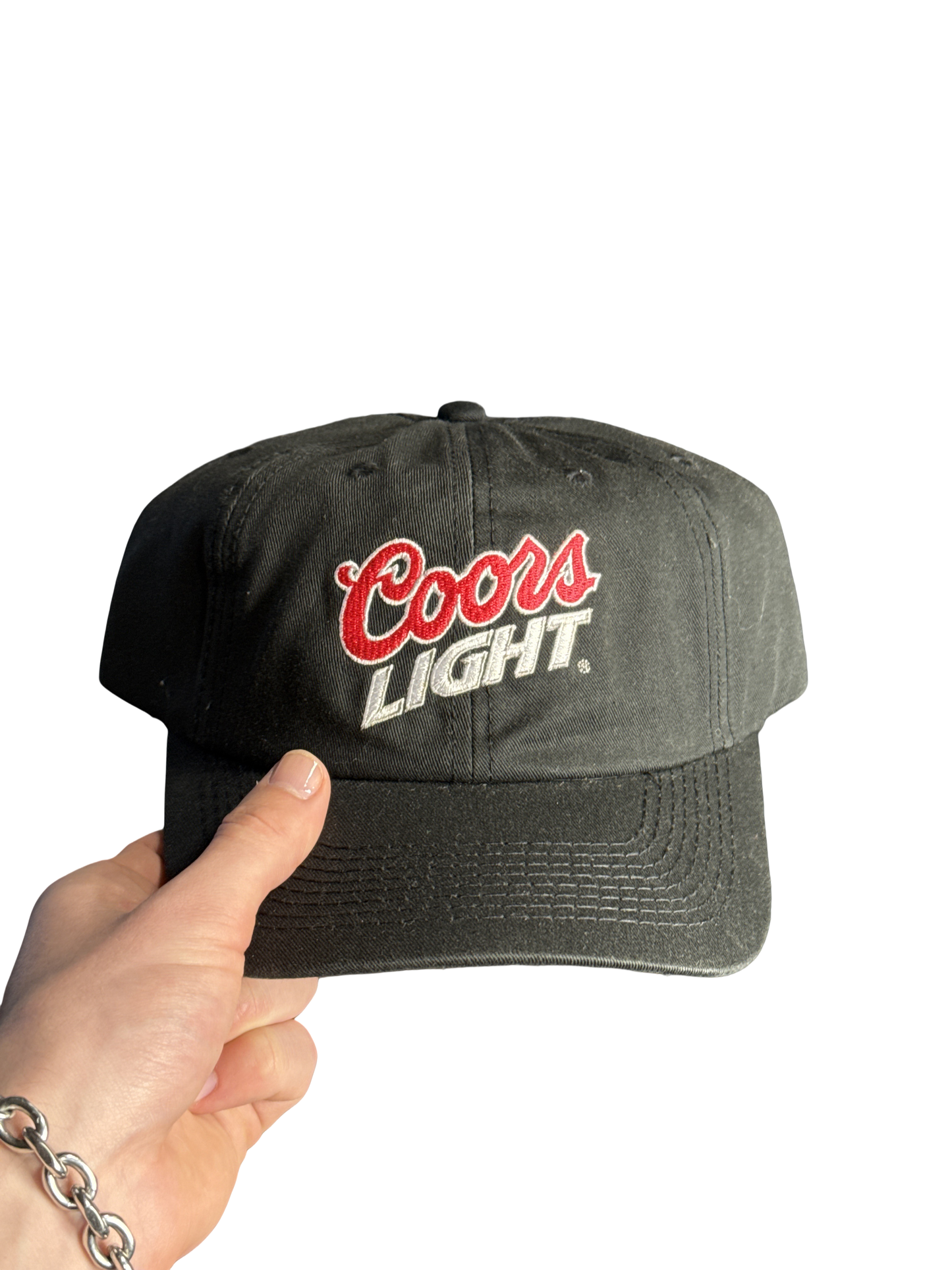 Coors Light Embroidered Snapback Hat (One Size)