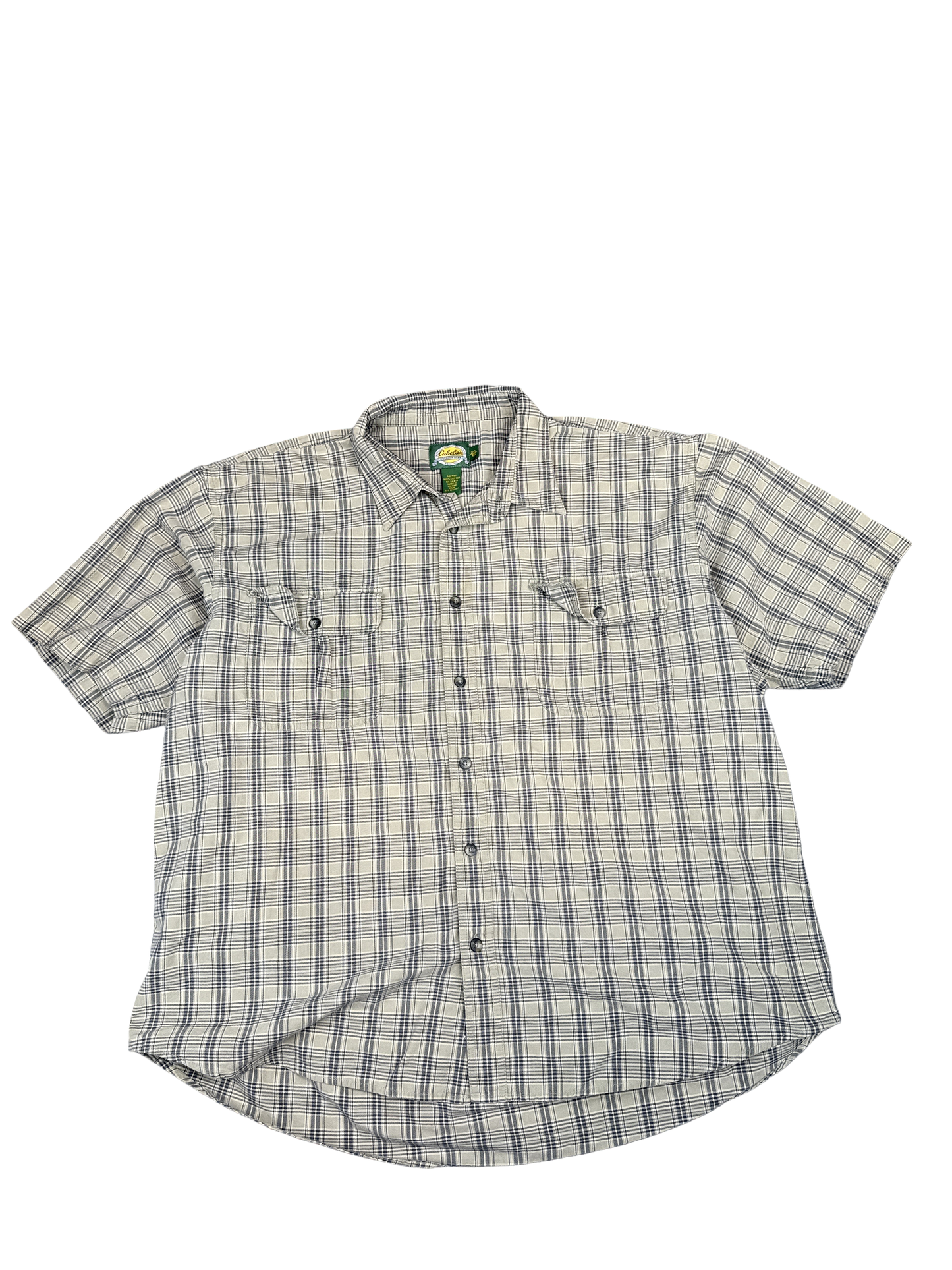 Cabela's Outdoor Gear Plaid Button-Up Shirt (2XL)