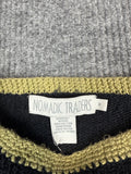 Nomadic Traders Handknit Daisy Flower Sweater (M)