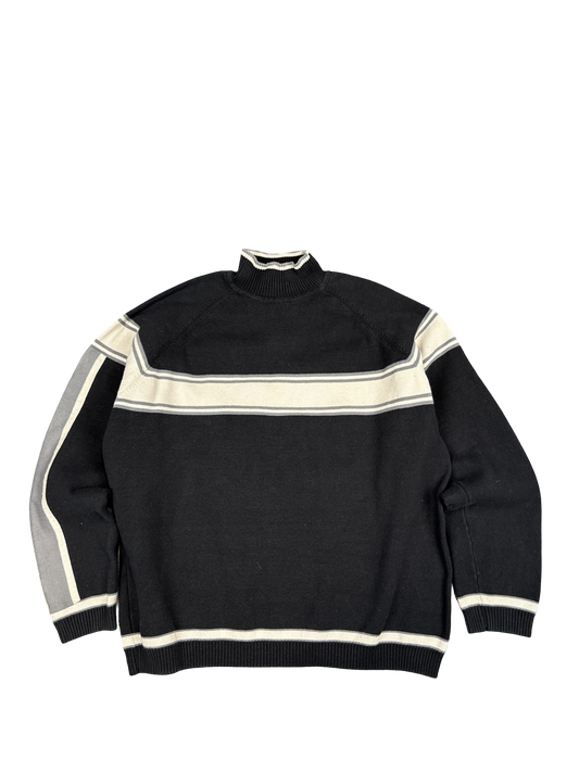 GAP Striped Mock Neck Pullover Sweater (L)