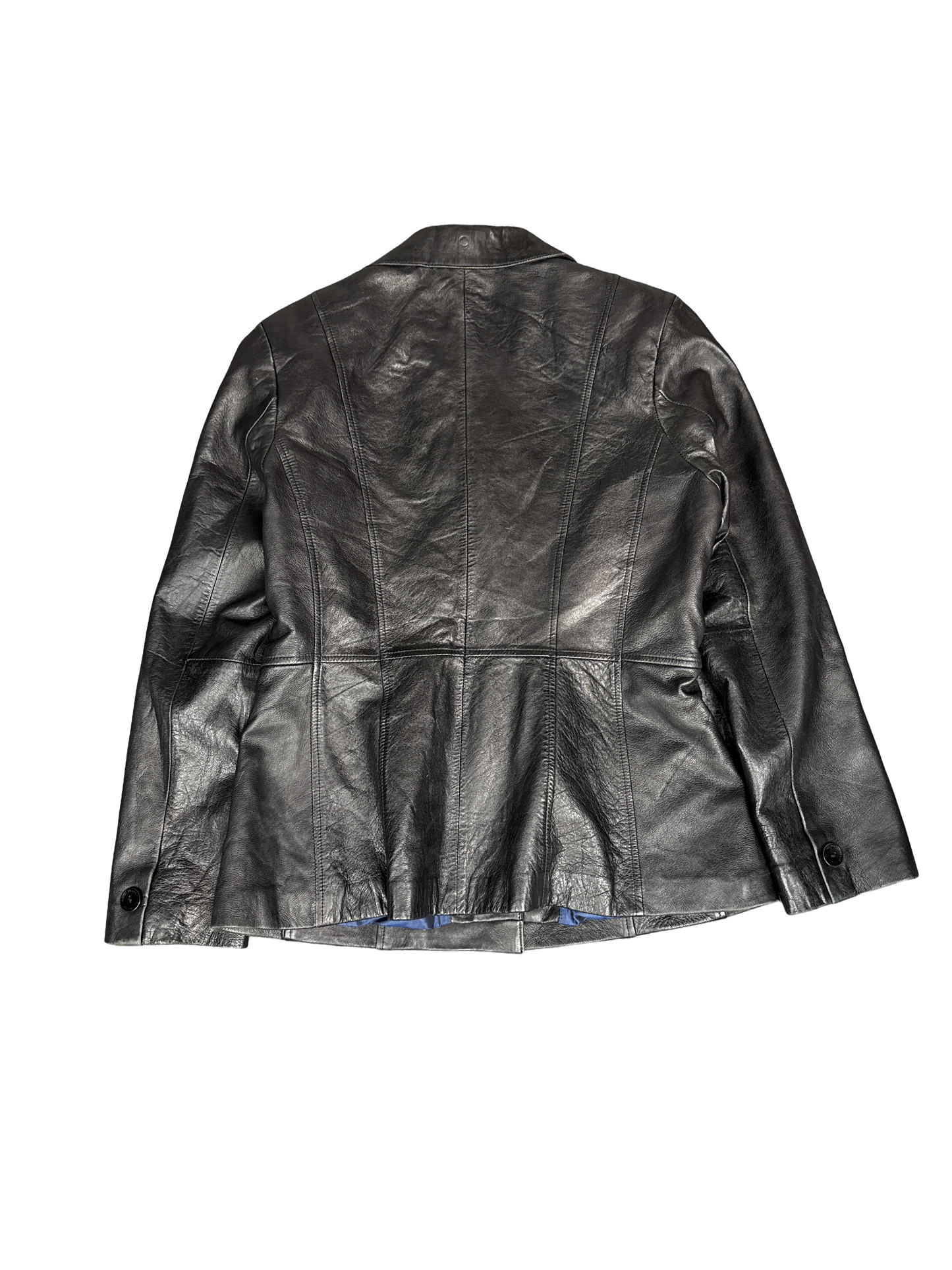 Wilsons Leather Pelle Studio Black Leather Jacket (M)